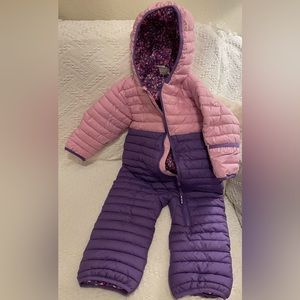 Columbia Reversible bunting/snowsuit 18-24 months Water& wind resistant